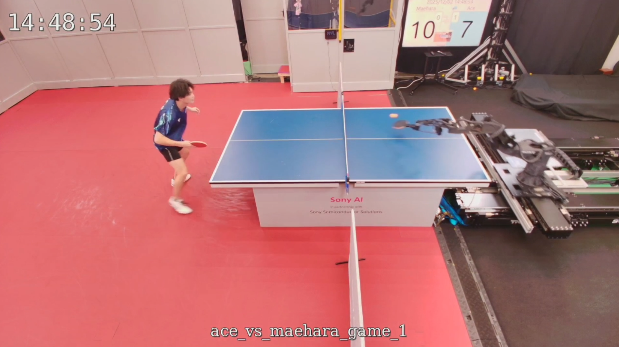 Spryte Presents: Outplaying Elite Table Tennis Players with an Autonomous Robot Still